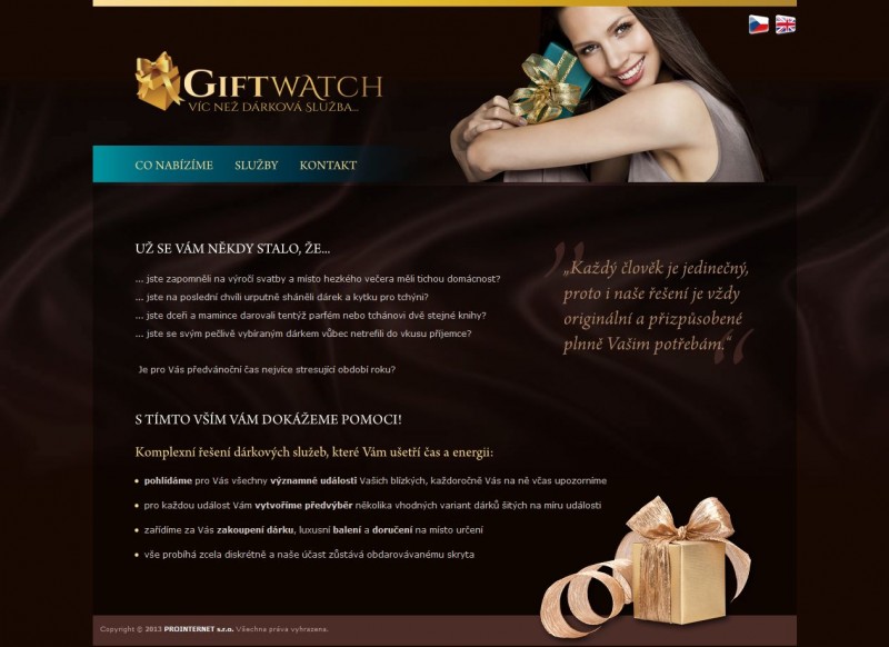 Giftwatch - dárková služba